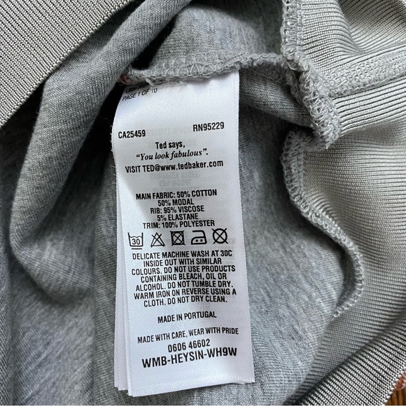 Ted Baker women’s London Heysin Striped Sweatshirt size‎ 2 - Picture 6 of 13